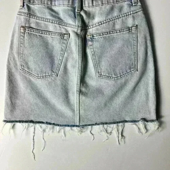 & Other Stories Stockholm Atelier Denim Light-wash Mini Skirt - Picture 4 of 5